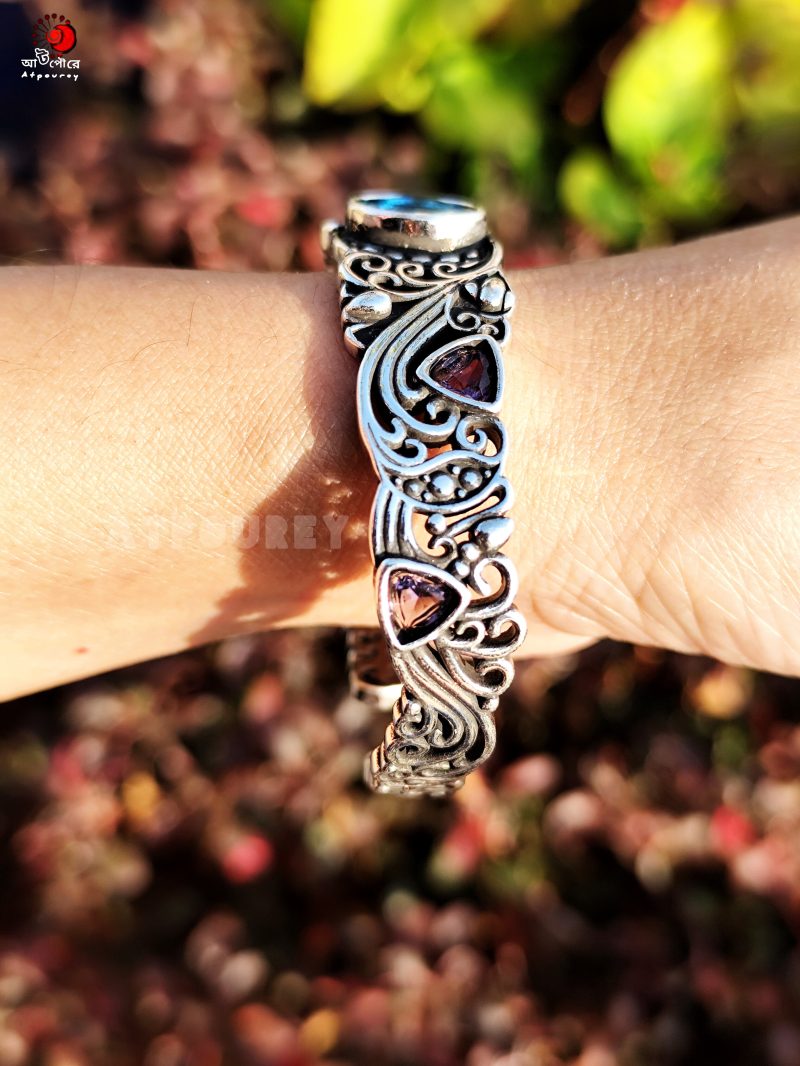 Adjustable Silver Bracelet - Image 3