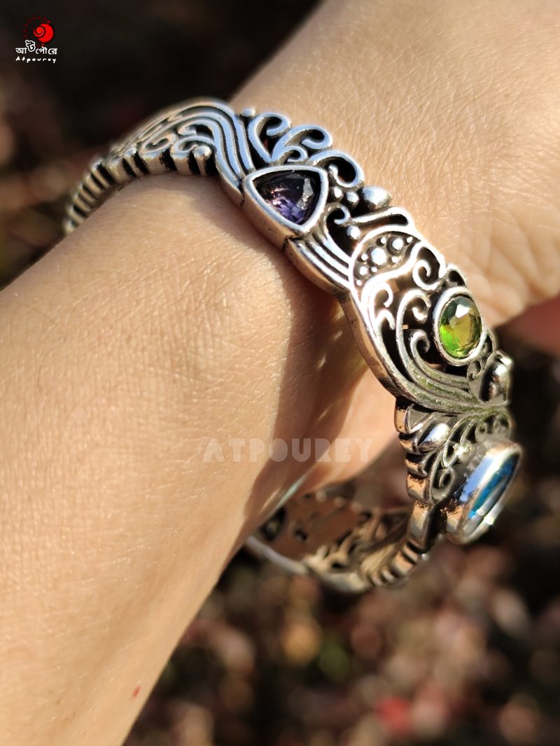 Adjustable Silver Bracelet - Image 5