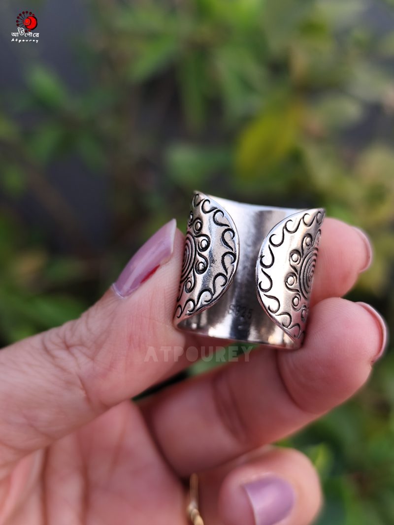 Adjustable Silver Ring - Image 4