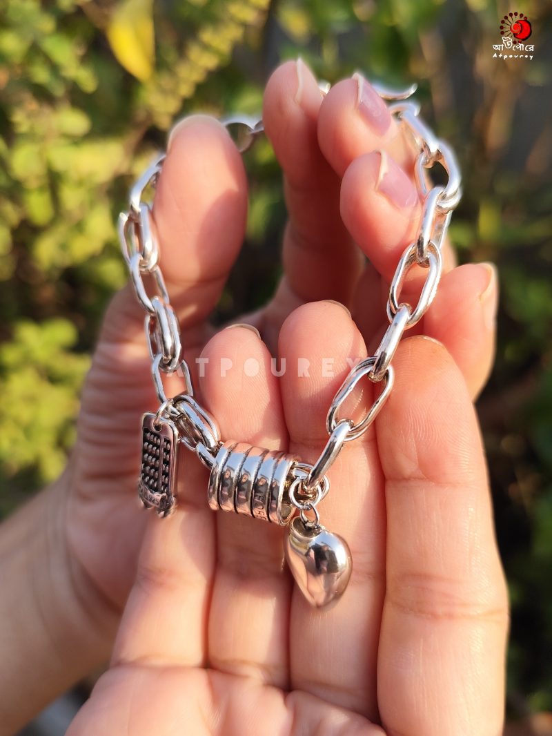 ADJUSTABLE SILVER BRACELET - Image 3